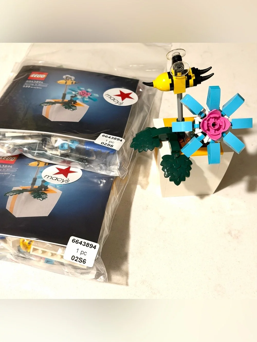 Lego Spring In Bloom Moving Bee Building Toy Set, 6568276, 122 Pieces, NEW